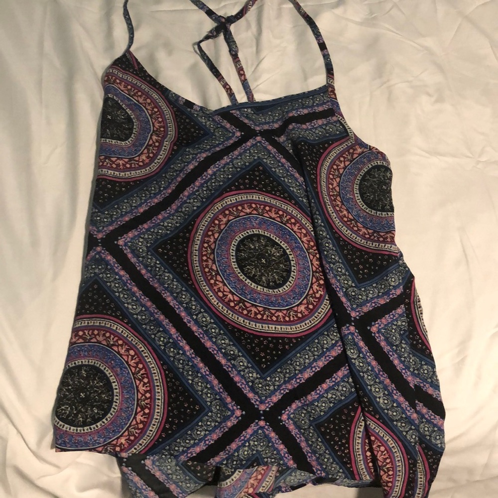 Tapestry pattern tank top